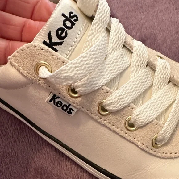 Keds Snow White and Cream Sneakers - Picture 5 of 5